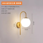 Voici Ma Proposition: Applique Murale Led Boule Design Moderne Élégante Or Chambre