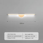 Voici Ma Proposition: Applique Murale Led Moderne Bois Élégant A-Couleur Bois-80Cm / Nartuel